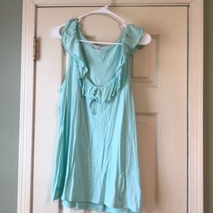 Lilly Pulitzer cotton ruffle tank